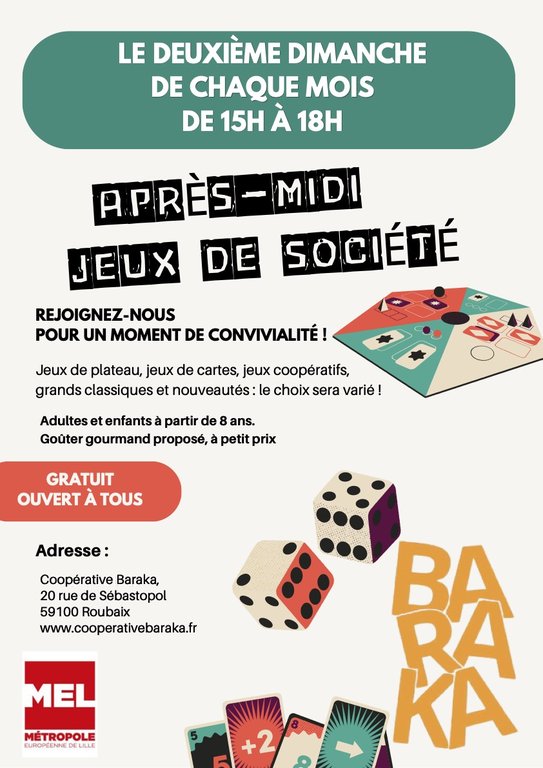 Soirée jeux de société le 26 juin - Cover Image